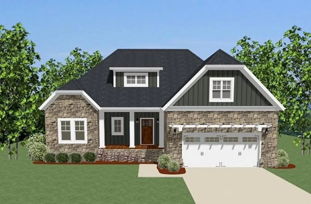 Full Rendering for House Plan #725112
