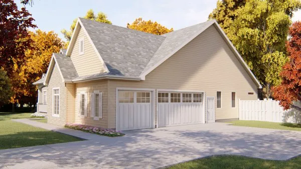 Right Elevation for House Plan #702742