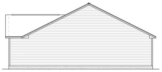 Right Elevation for House Plan #748911