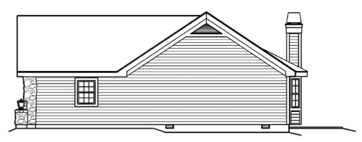 Right Elevation for House Plan #639151