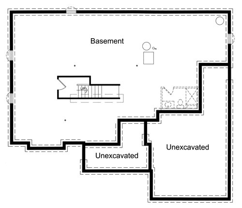 Basement Plan for House Plan #539651