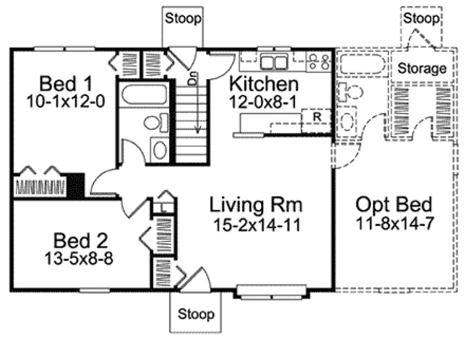 Main Floor Plan for House Plan #630867