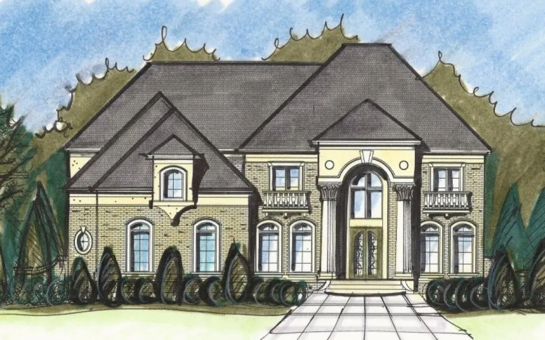 Full Rendering for House Plan #396953