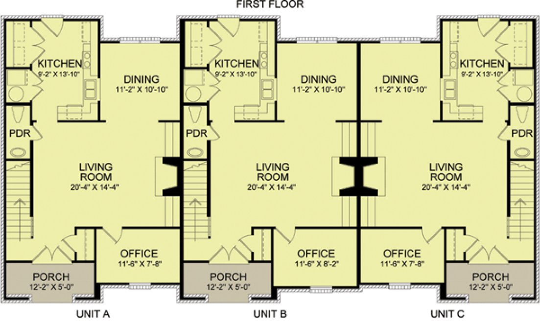 Main Floor Plan for House Plan #404694