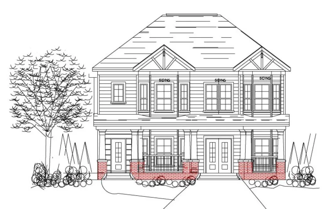 Full Rendering for House Plan #396282