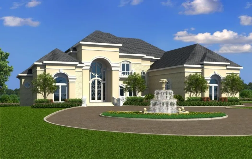 Full Rendering for House Plan #398204