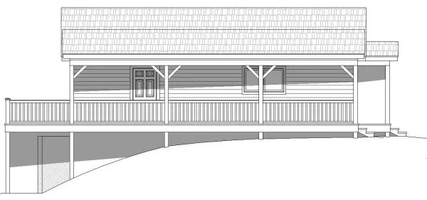 Right Elevation for House Plan #697551