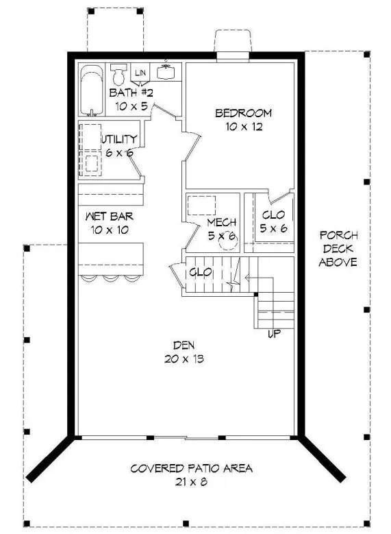 Basement Plan for House Plan #697551