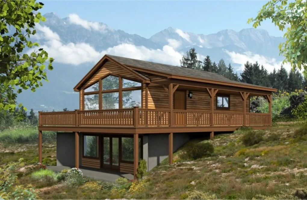 Full Rendering for House Plan #697551