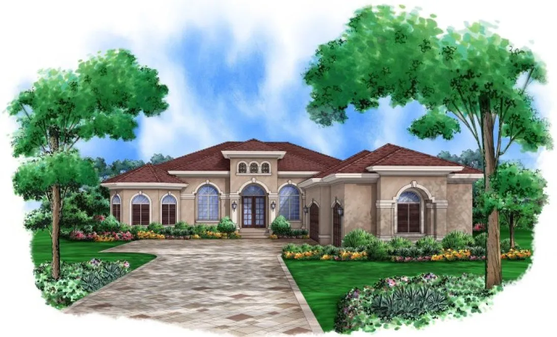 Full Rendering for House Plan #912813