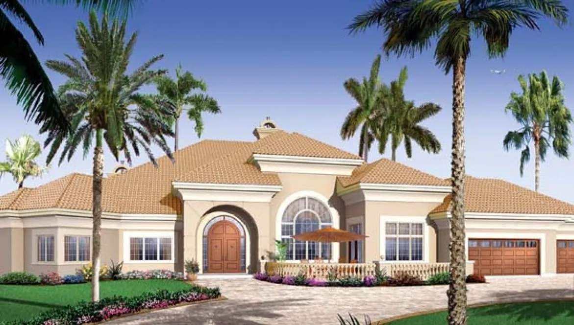 Full Rendering for House Plan #142323