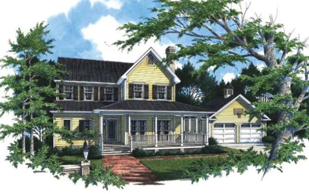 Full Rendering for House Plan #117951