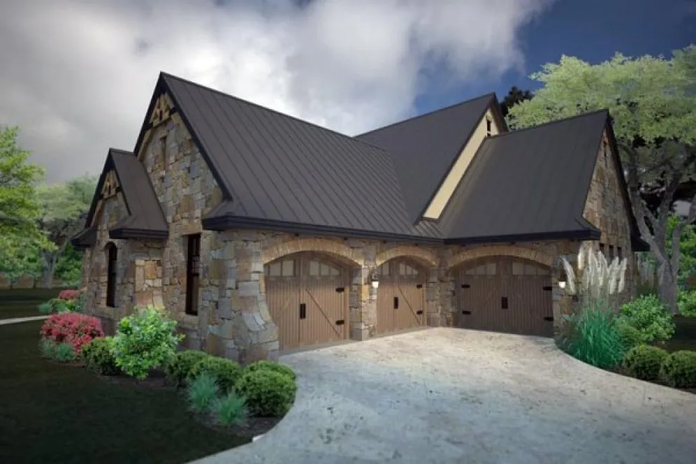 Right Elevation for House Plan #640883