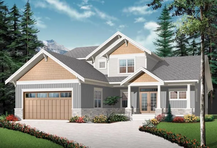 Full Rendering for House Plan #144162