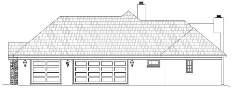 Right Elevation for House Plan #696182