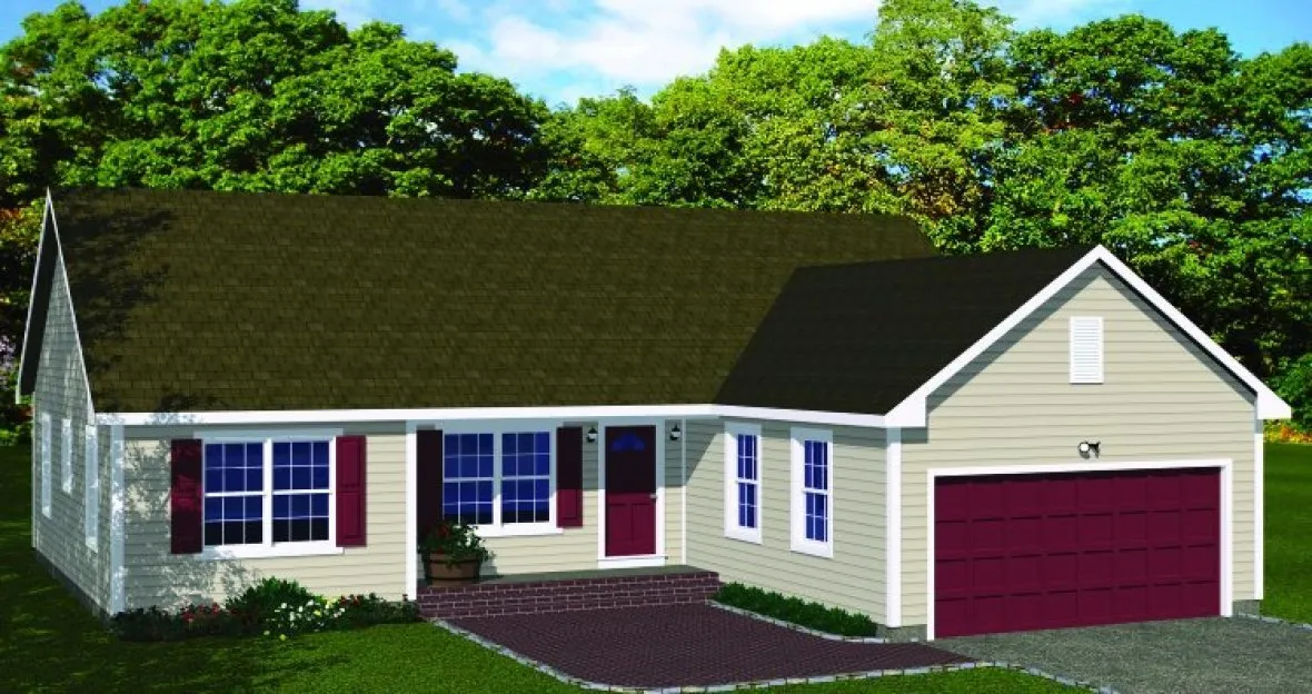 Full Rendering for House Plan #740831