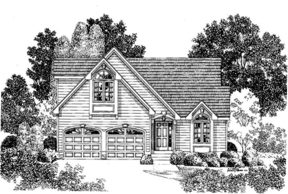 Full Rendering for House Plan #739541