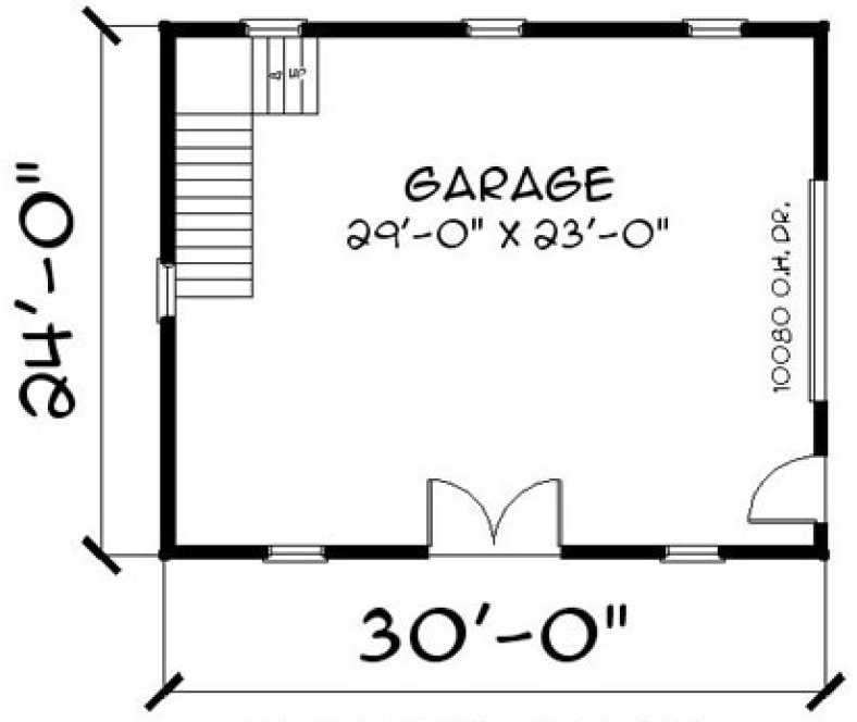 Main Floor Plan for House Plan #730921