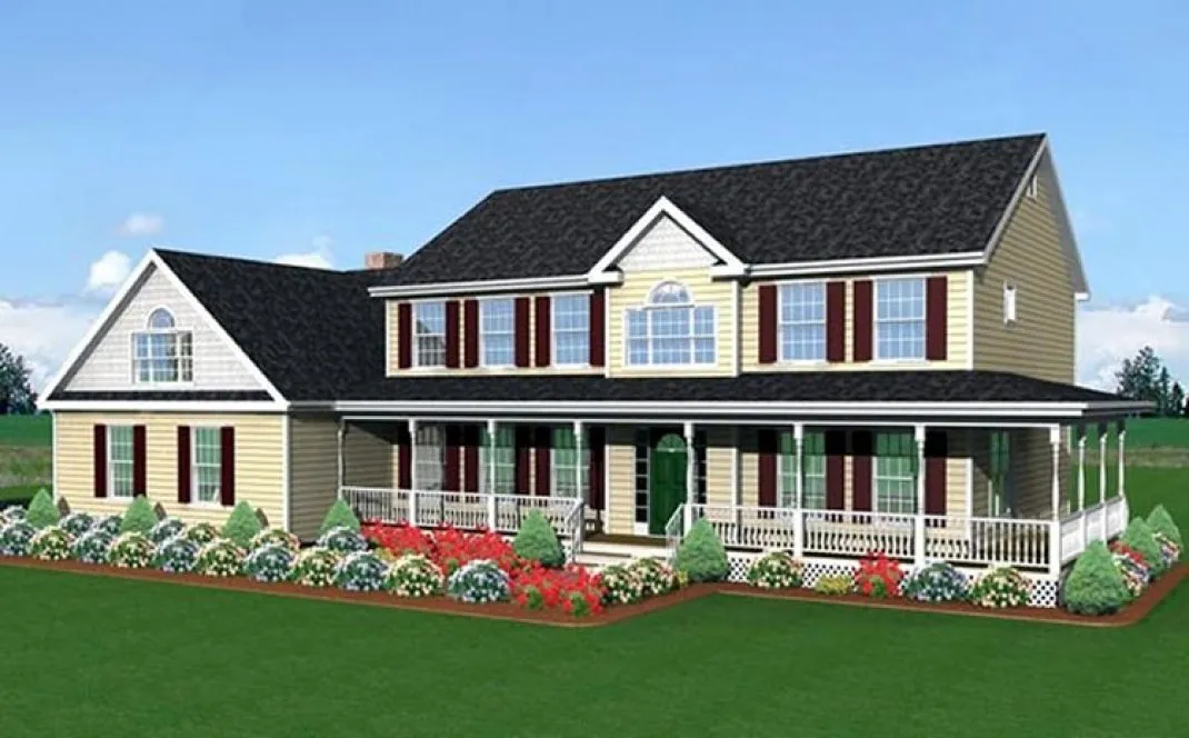 Full Rendering for House Plan #731162