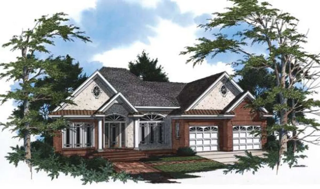 Full Rendering for House Plan #119481