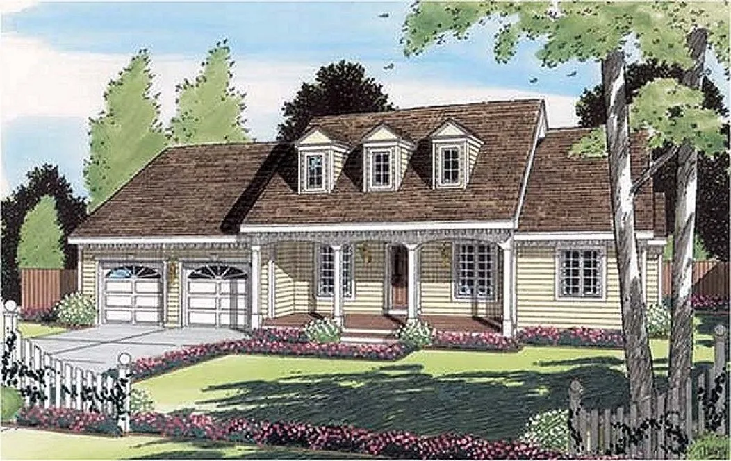 Full Rendering for House Plan #182071
