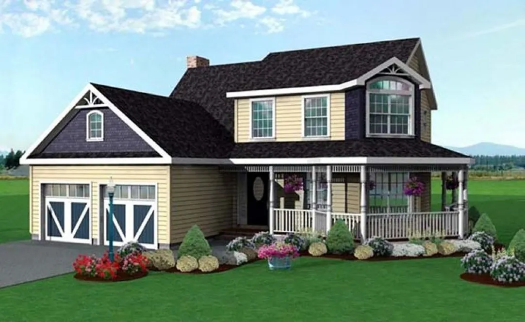 Full Rendering for House Plan #736351