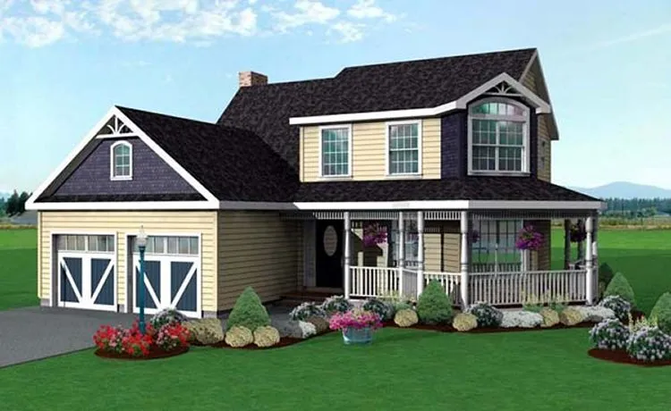 Full Rendering for House Plan #736351