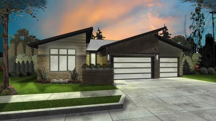 Full Rendering for House Plan #701102