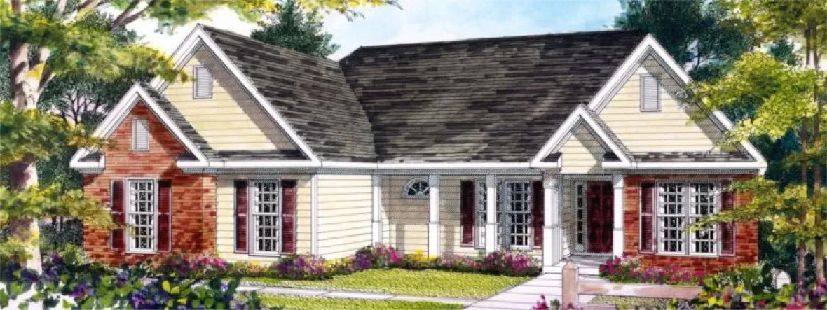 Full Rendering for House Plan #717741