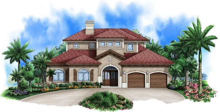 Full Rendering for House Plan #912342