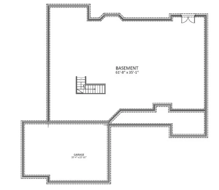 Basement Plan for House Plan #725482