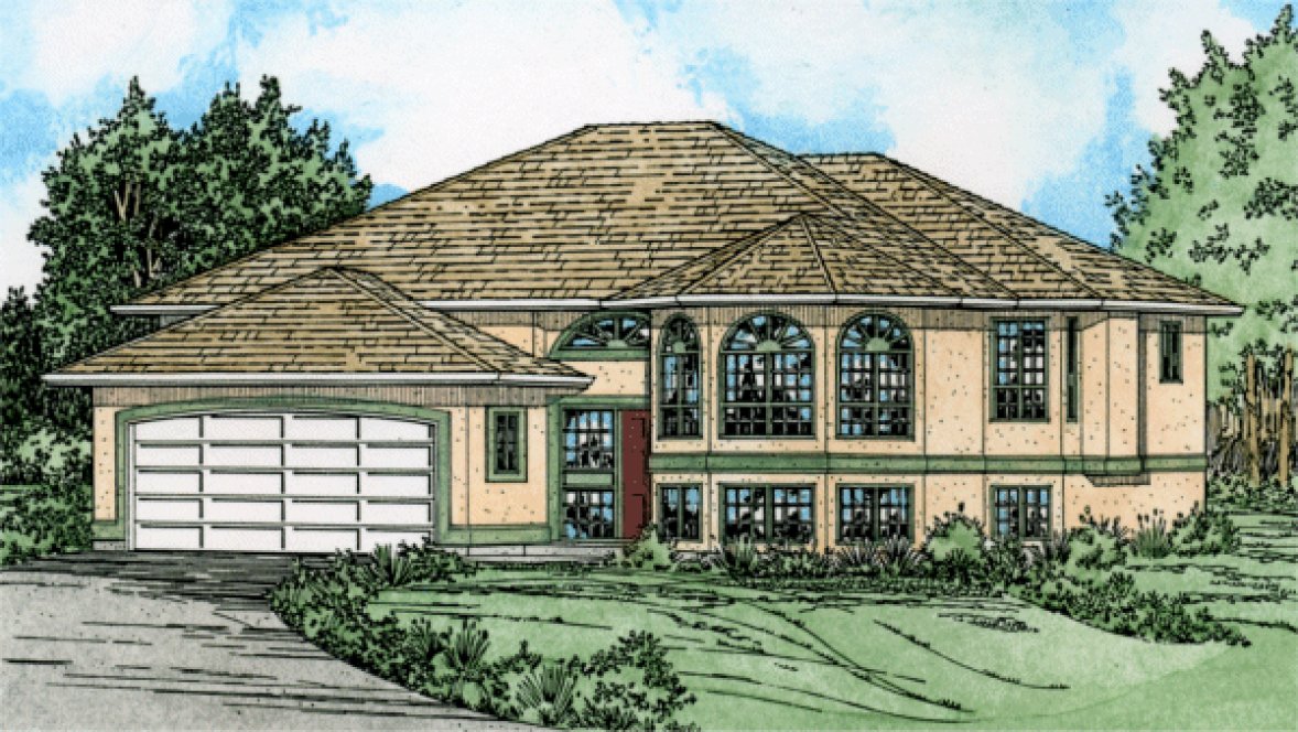 Full Rendering for House Plan #200939