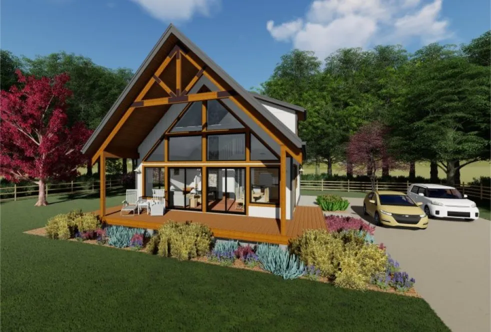 ExteriorPhoto for House Plan #202044