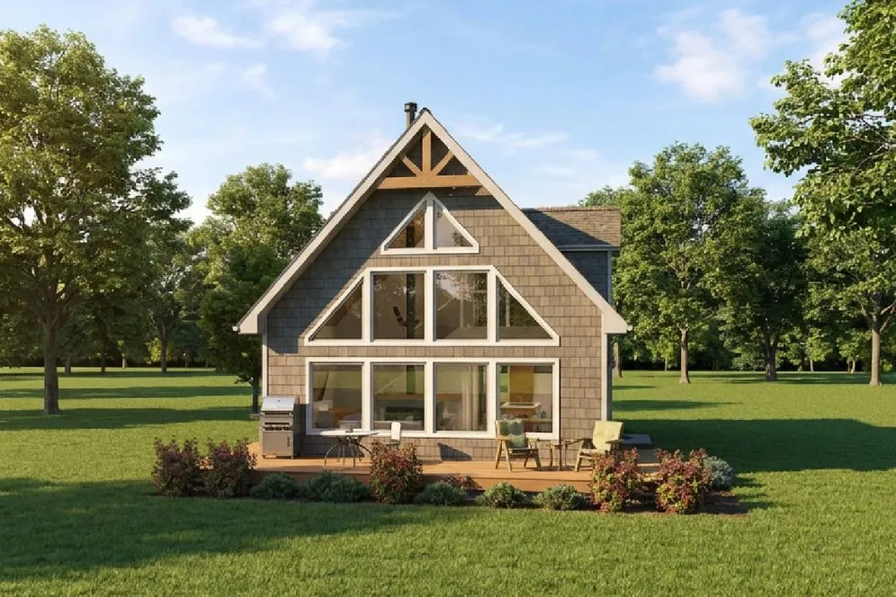 Full Rendering for House Plan #202037
