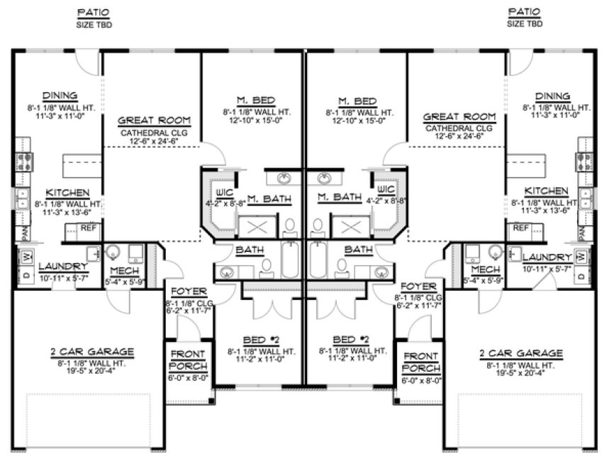 Main Floor Plan for House Plan #752672