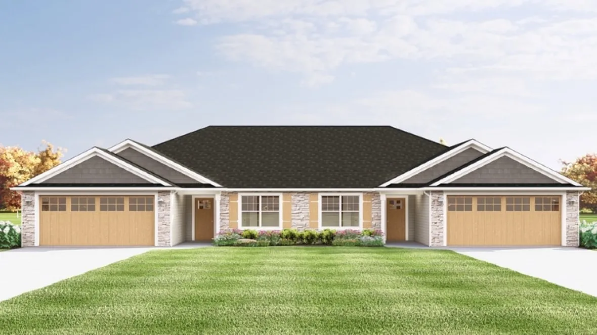 Full Rendering for House Plan #752672