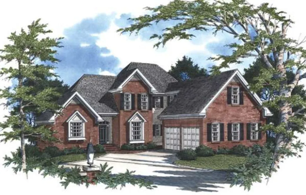 Full Rendering for House Plan #119002