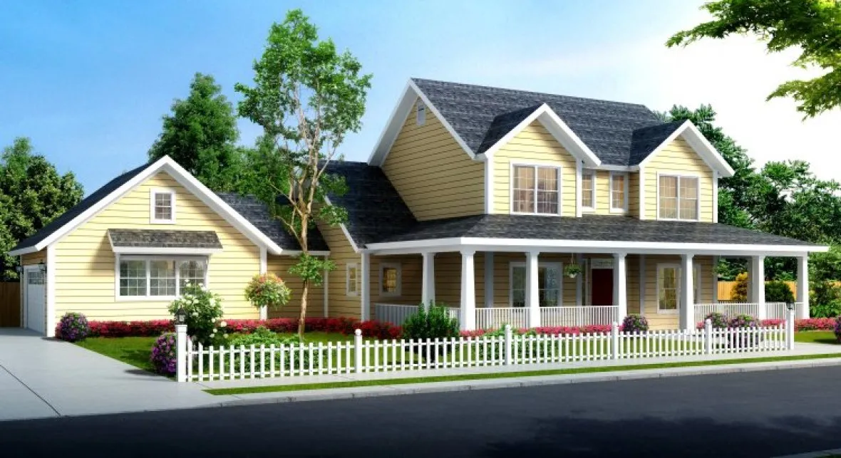 Full Rendering for House Plan #248391