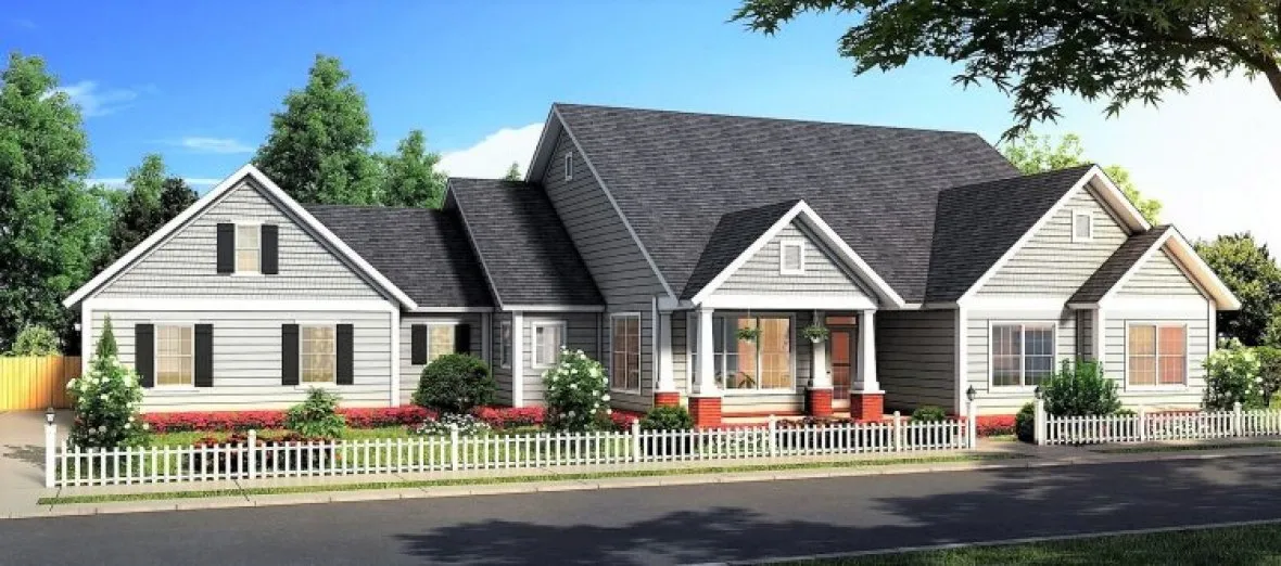 Full Rendering for House Plan #247842