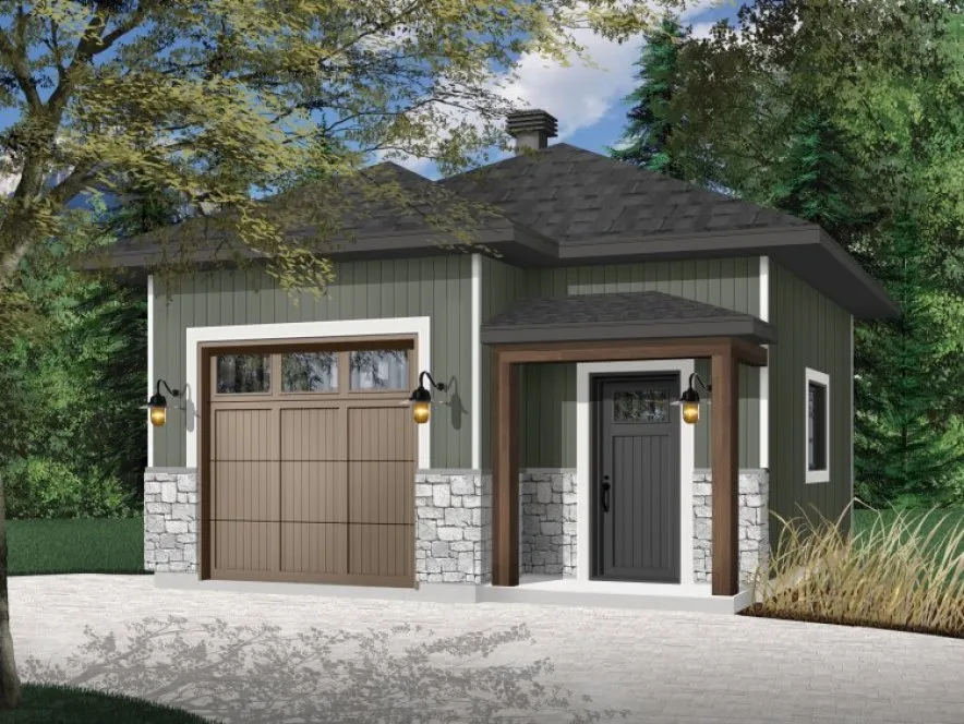 Full Rendering for House Plan #146993