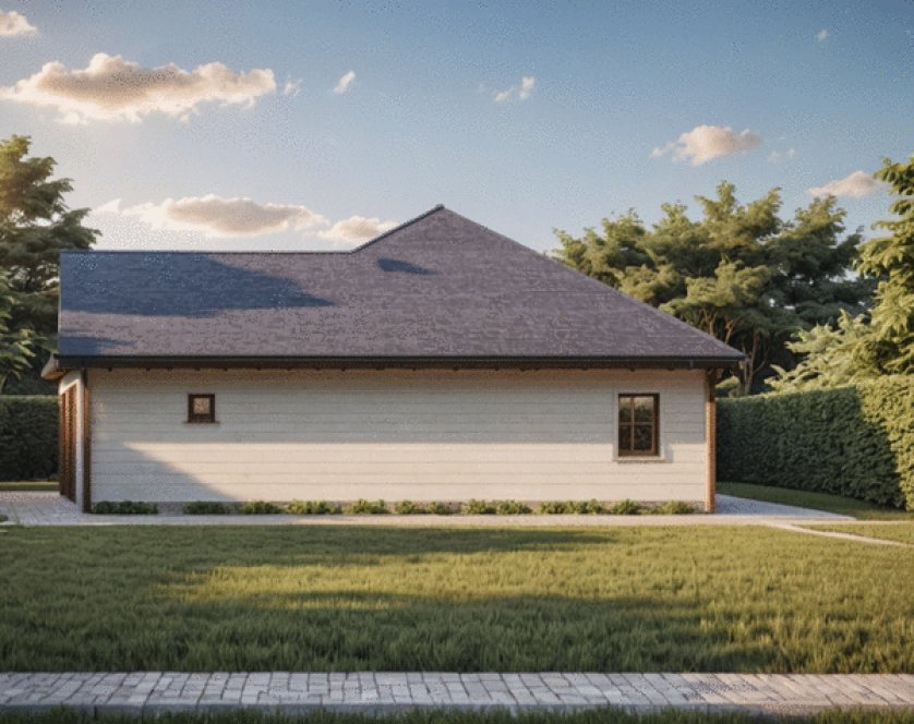 Right Elevation for House Plan #809701