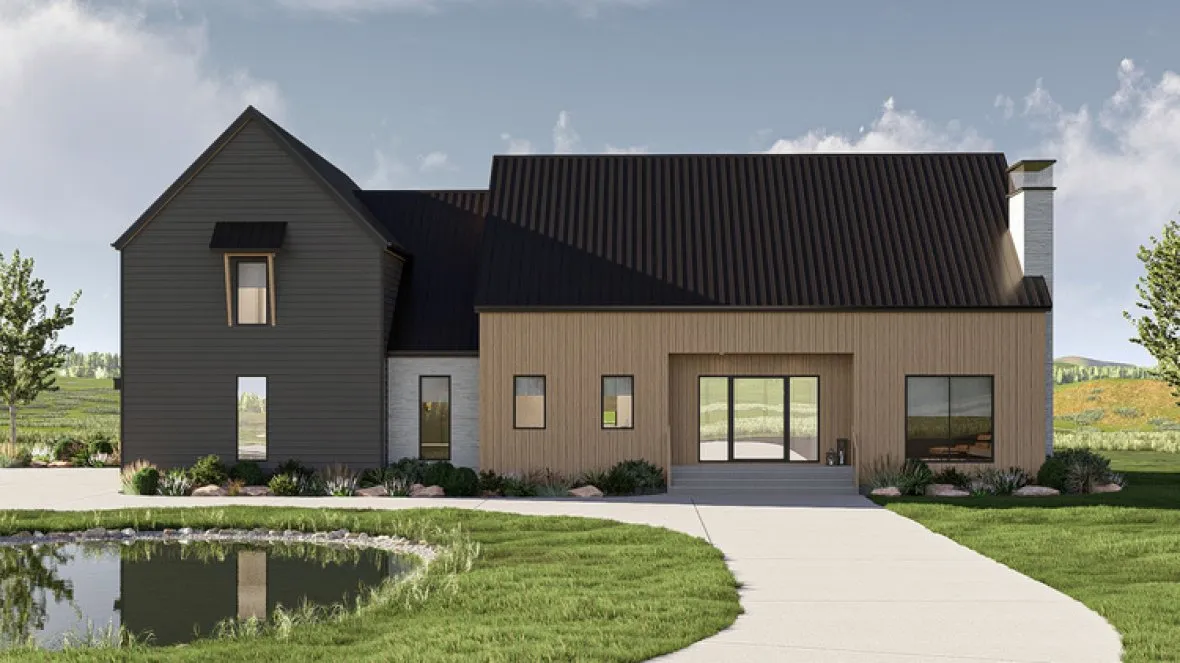 Full Rendering for House Plan #709533