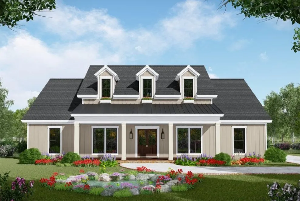 Full Rendering for House Plan #210512