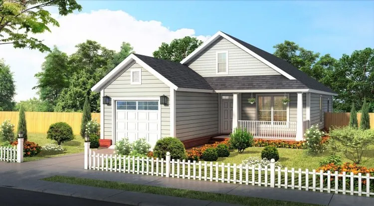 Full Rendering for House Plan #244821