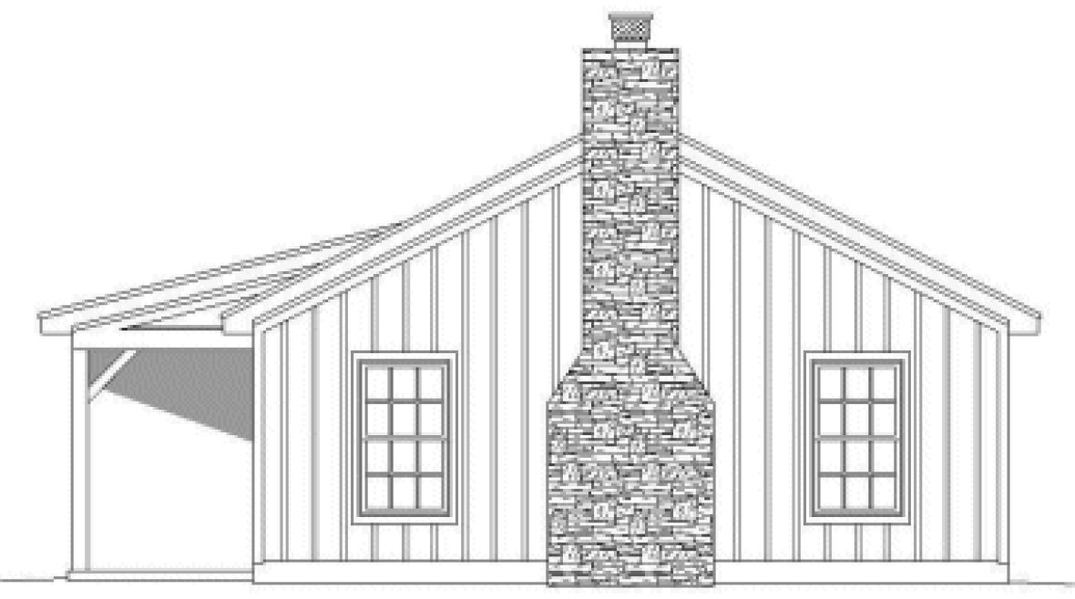 Right Elevation for House Plan #698841