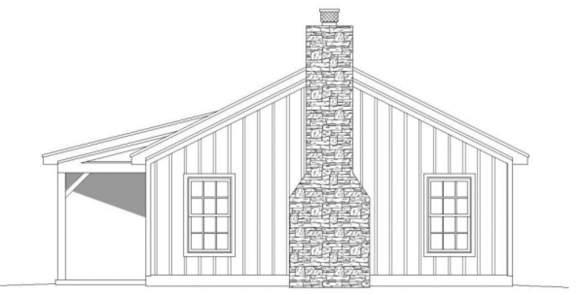 Right Elevation for House Plan #690001
