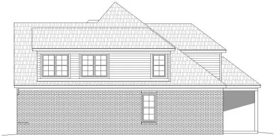 Right Elevation for House Plan #696303
