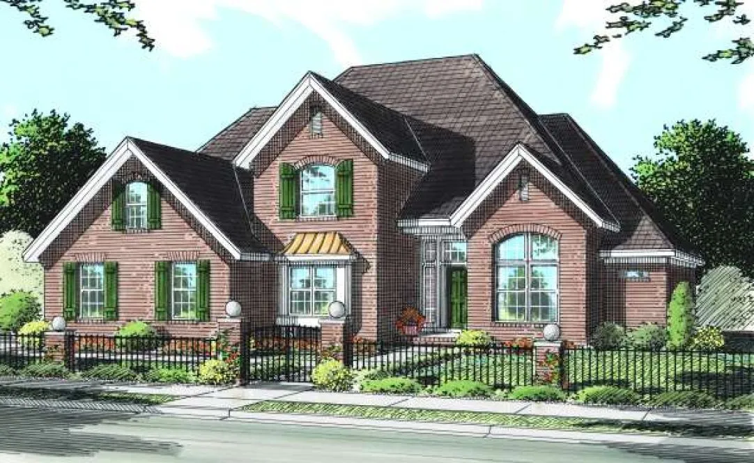 Full Rendering for House Plan #242814