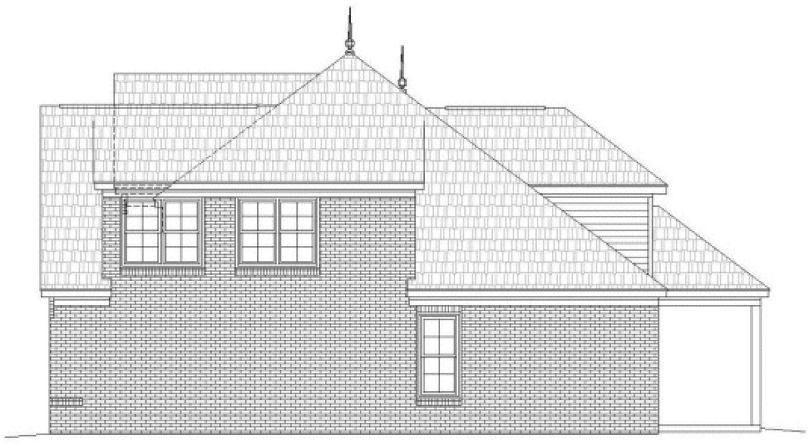 Right Elevation for House Plan #693723