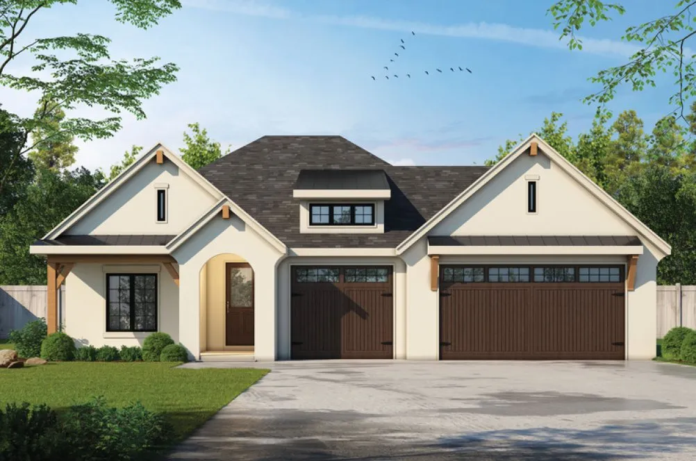 Full Rendering for House Plan #153162